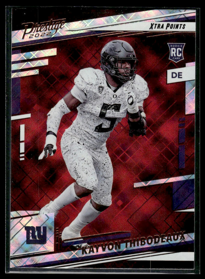 2022 Panini Prestige #311 Kayvon Thibodeaux Xtra Points Diamond