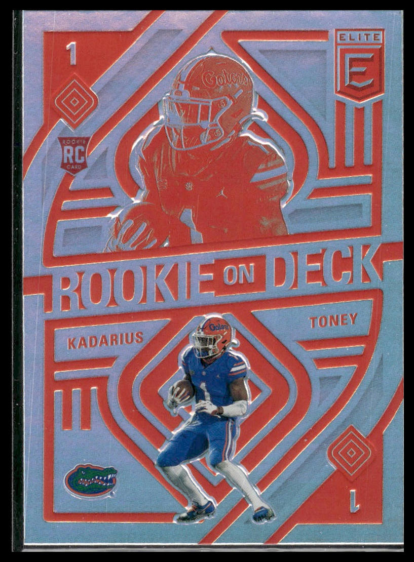 2021 Donruss Elite #RD10 Kadarius Toney Rookie on Deck