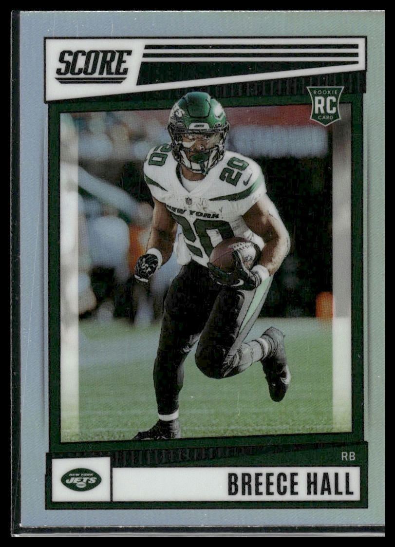 2022 Panini Chronicles #SP-330 Breece Hall Score Premium Rookies Silver