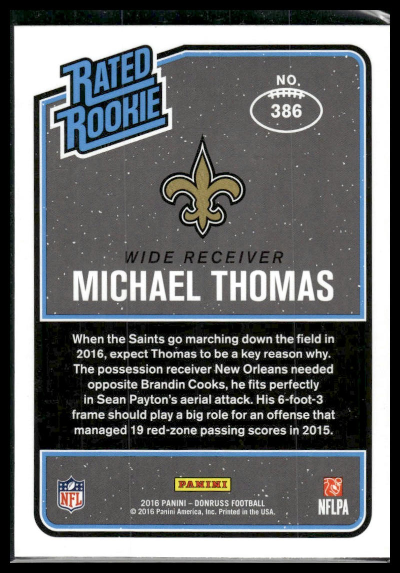2016 Donruss #386 Michael Thomas