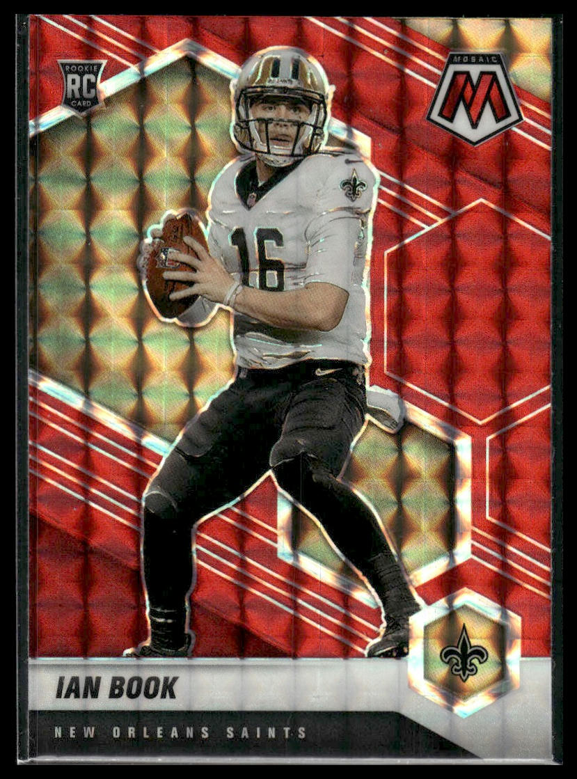 2021 Panini Mosaic #327 Ian Book Prizm Red