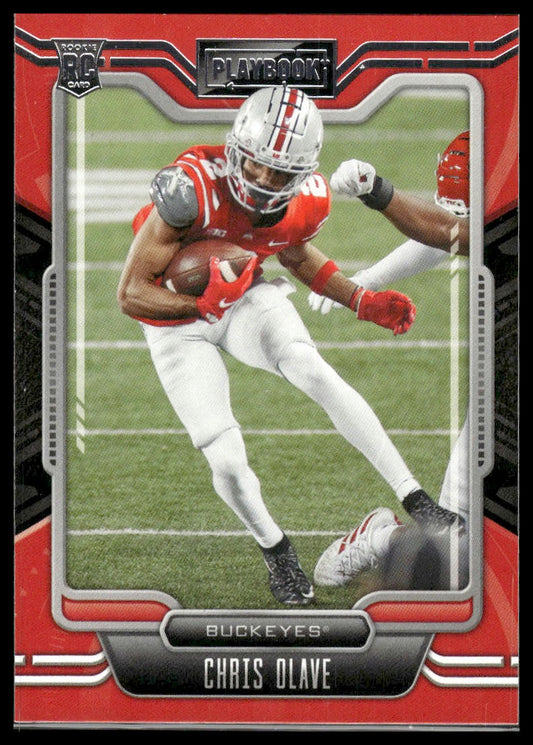 2022 Panini Chronicles Draft Picks #10 Chris Olave Playbook