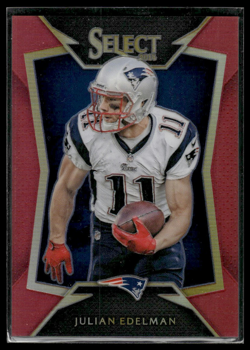 2014 Panini Select #5 Julian Edelman Prizm Red #/99