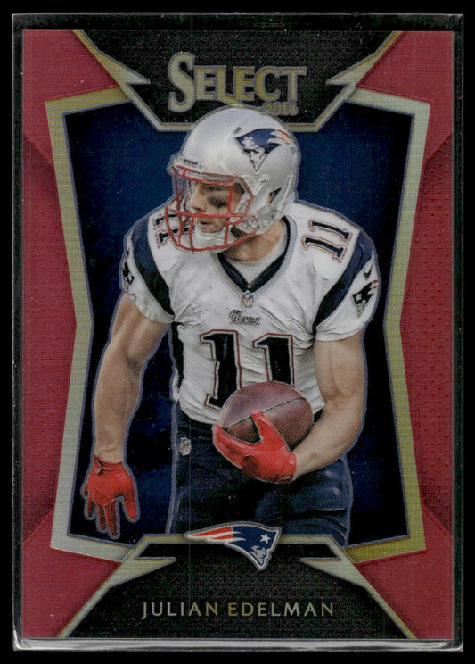 2014 Panini Select #5 Julian Edelman Prizm Red #/99