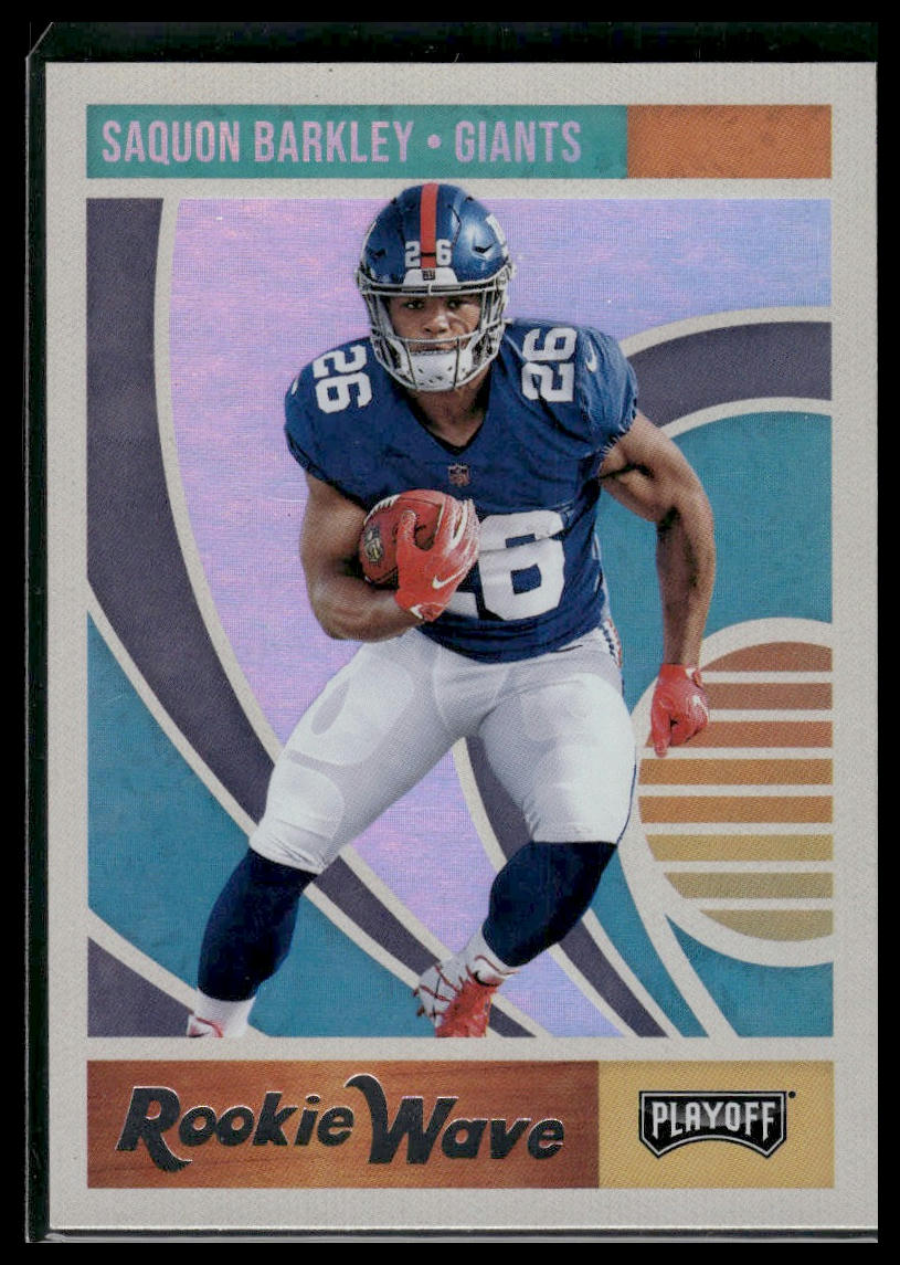2018 Panini Playoff #2 Saquon Barkley Rookie Wave