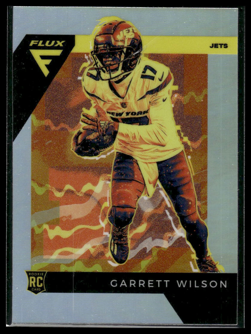 2022 Panini Chronicles #FX-9 Garrett Wilson Flux Rookies Silver