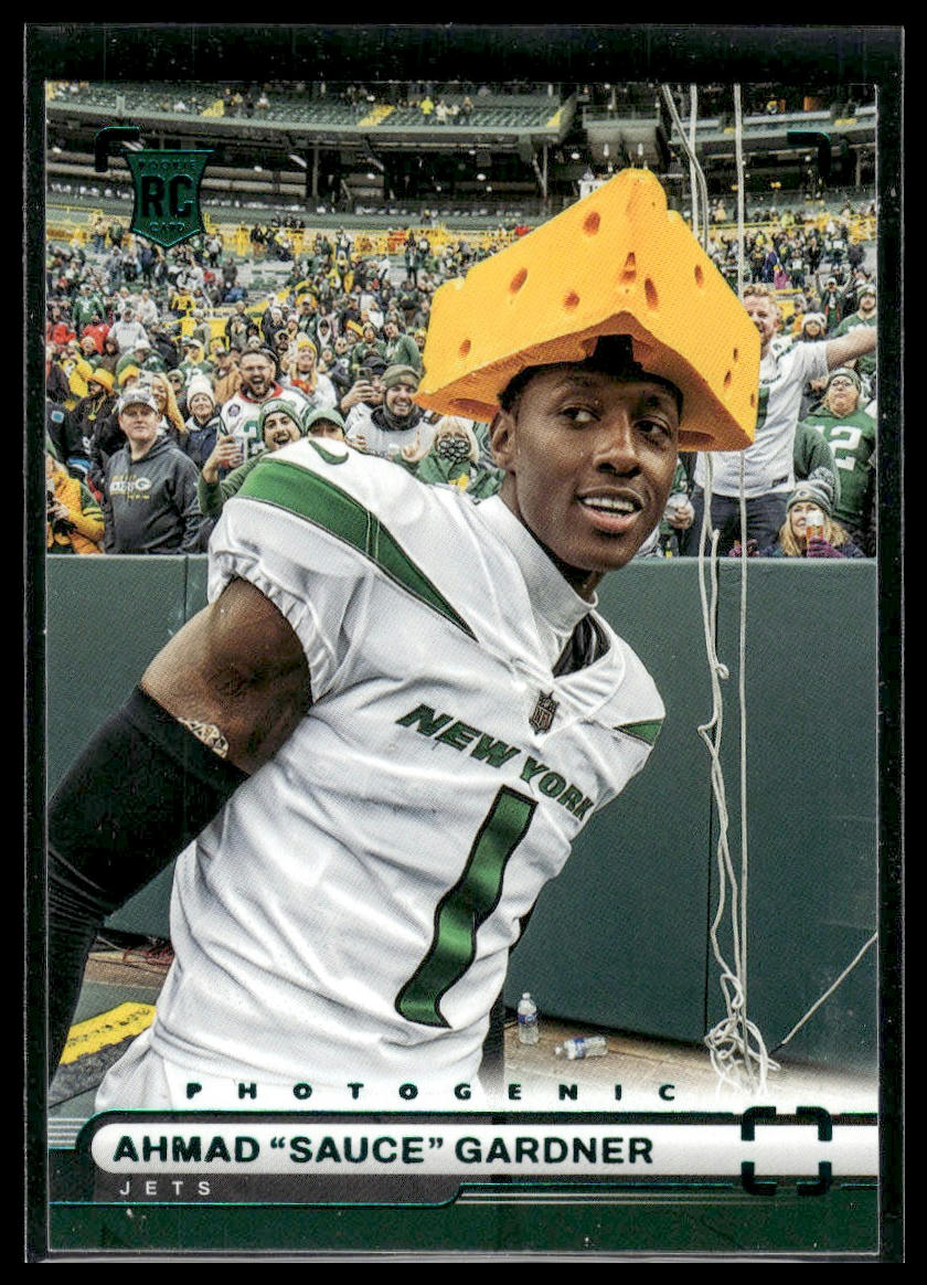 2022 Panini Chronicles #PH-33 Ahmad "Sauce" Gardner Photogenic Teal