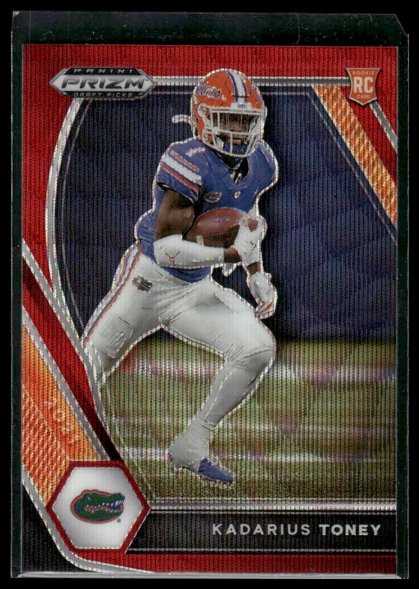 2021 Panini Prizm Draft Picks Collegiate #117 Kadarius Toney Purple Wave