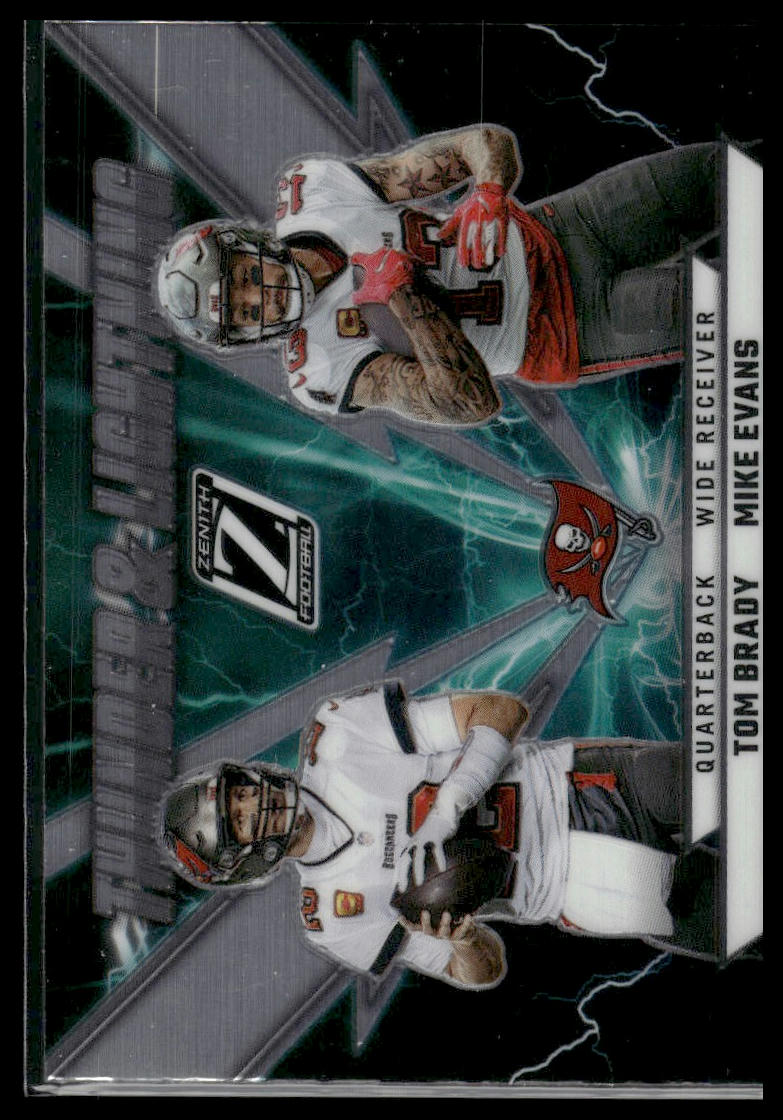 2022 Zenith #TL-TM Tom Brady / Mike Evans Thunder and Lightning