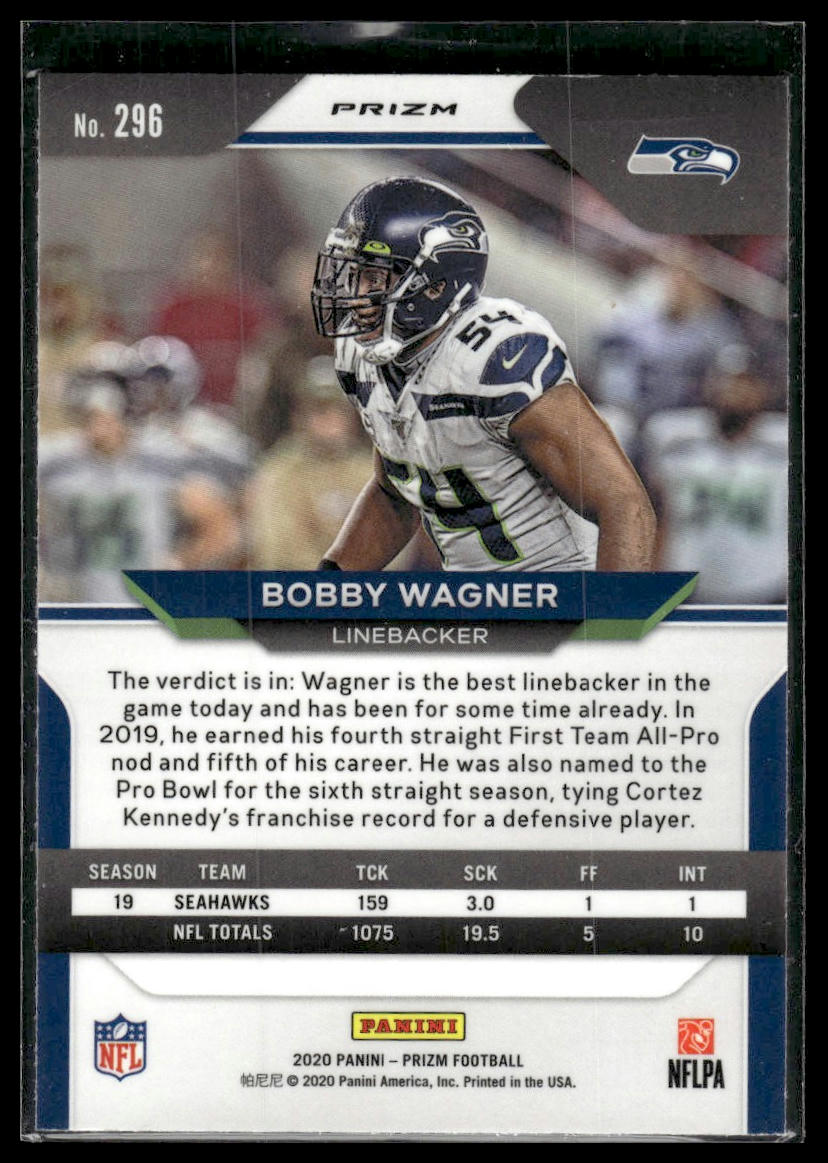 2020 Panini Prizm #296 Bobby Wagner Prizm