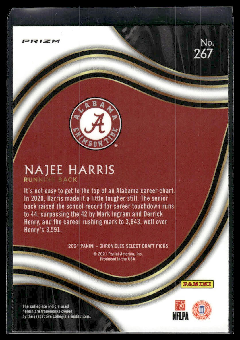 2021 Panini Chronicles Draft Picks #267 Najee Harris Select Base Silver