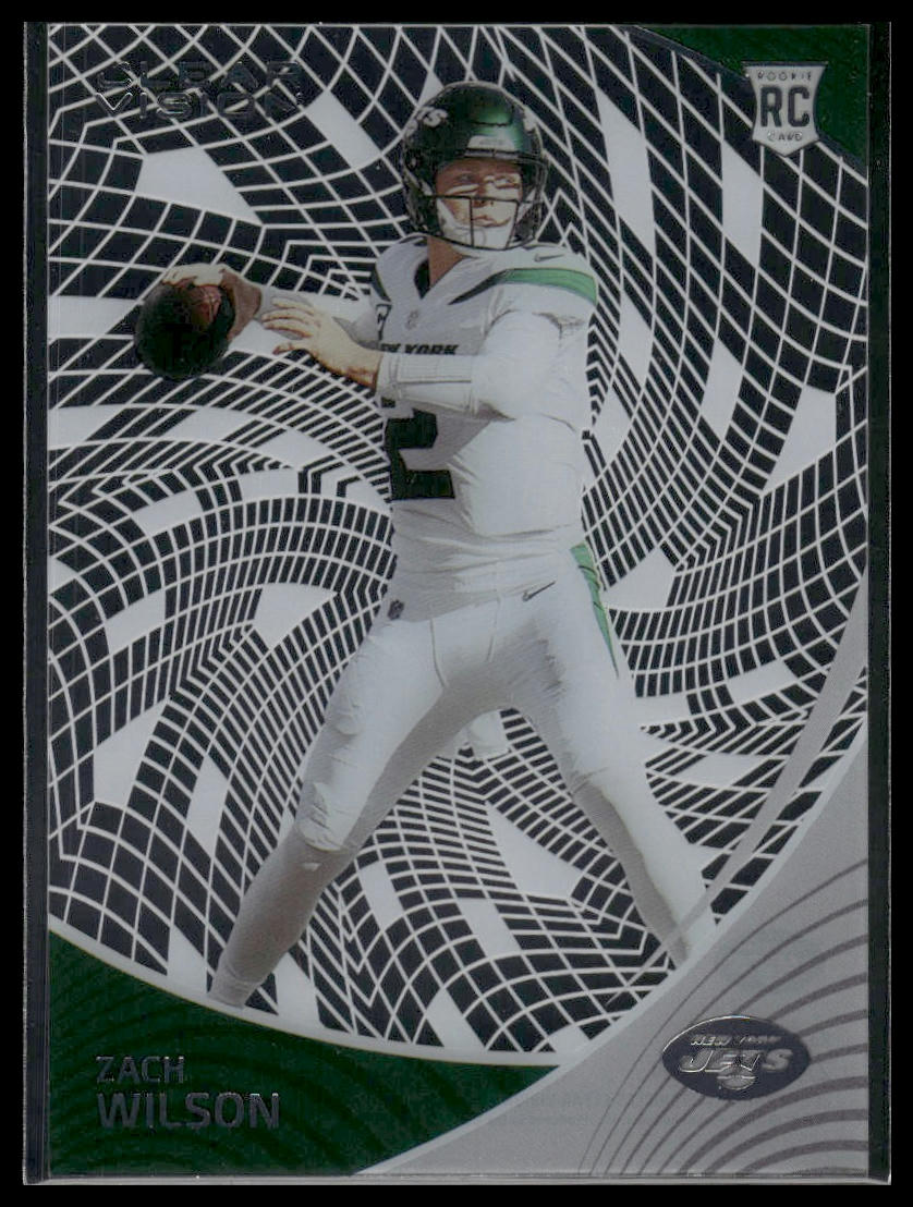 2021 Panini Chronicles #CVR-2 Zach Wilson Clear Vision Rookies