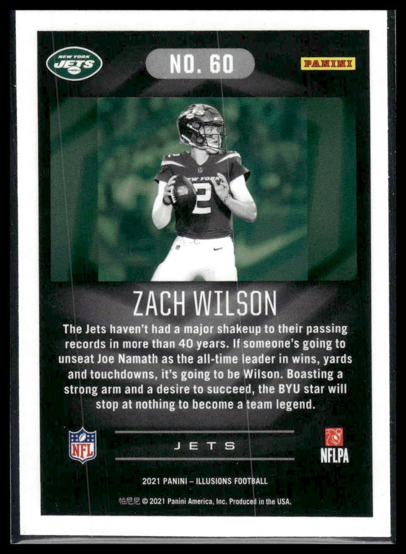 2021 Panini Illusions #60 Zach Wilson Retail