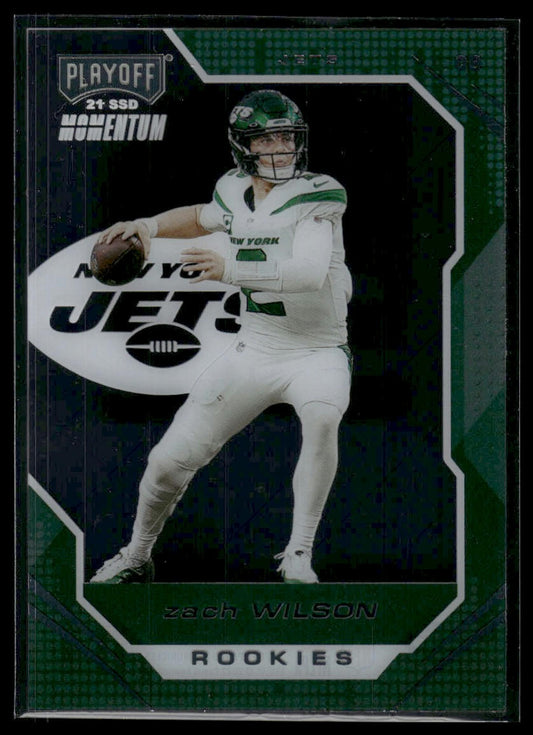 2021 Panini Chronicles #PMR-2 Zach Wilson Playoff Momentum Rookies