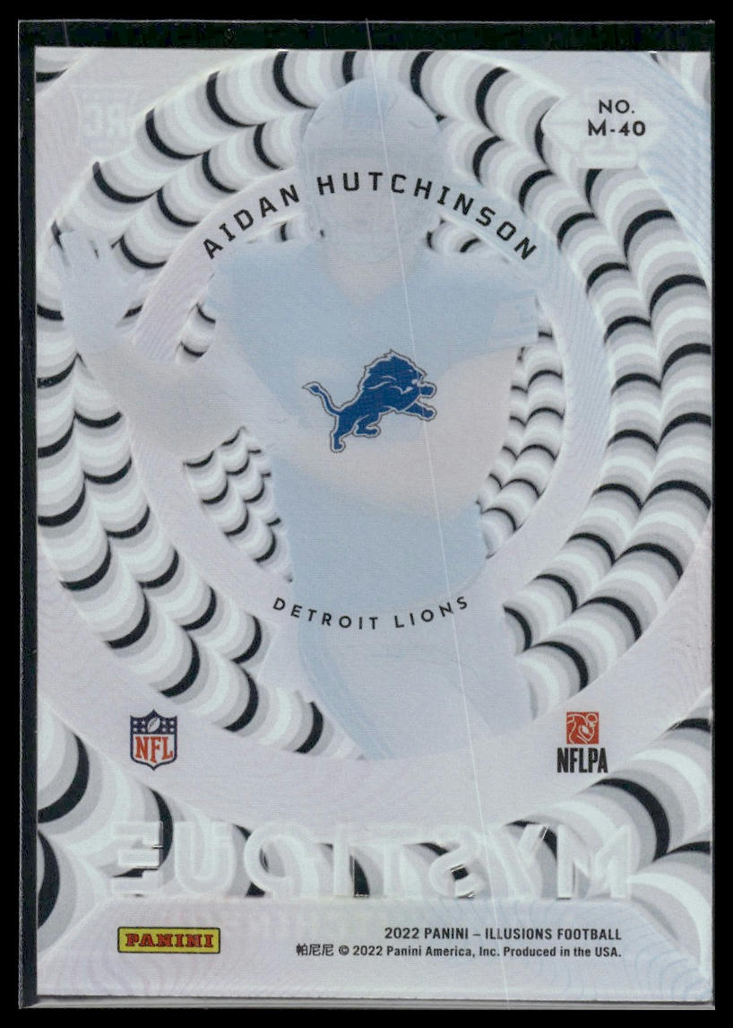 2022 Panini Illusions #M-40 Aidan Hutchinson Mystique