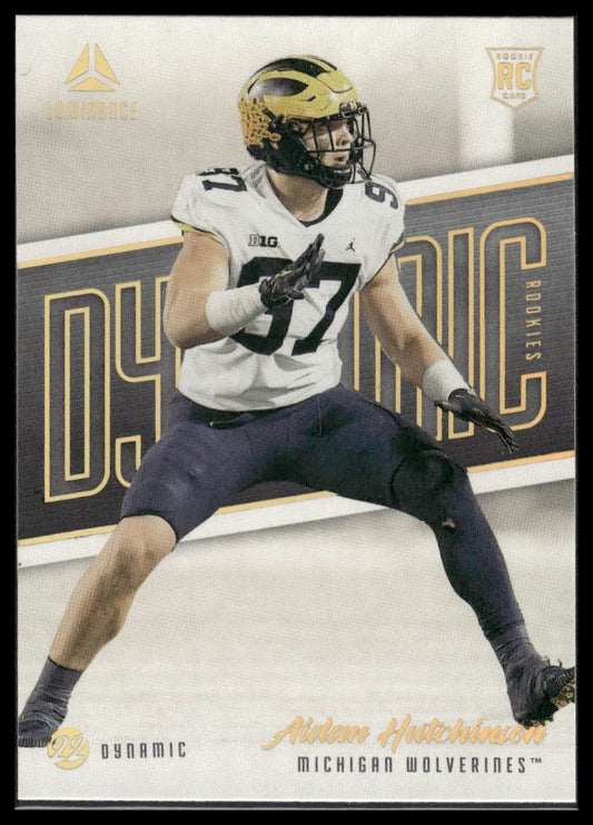 2022 Panini Luminance #DYNR-AHU Aidan Hutchinson Dynamic Rookies