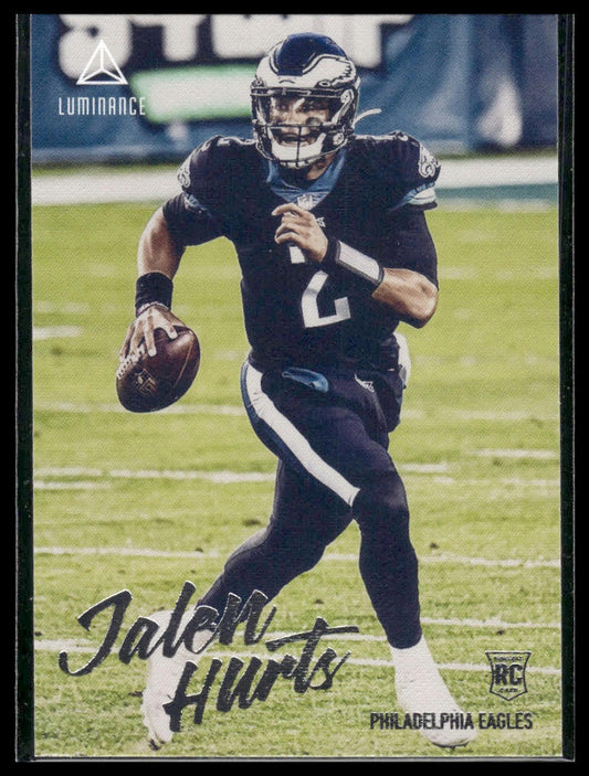 2020 Panini Chronicles #210 Jalen Hurts Luminance Update Rookies