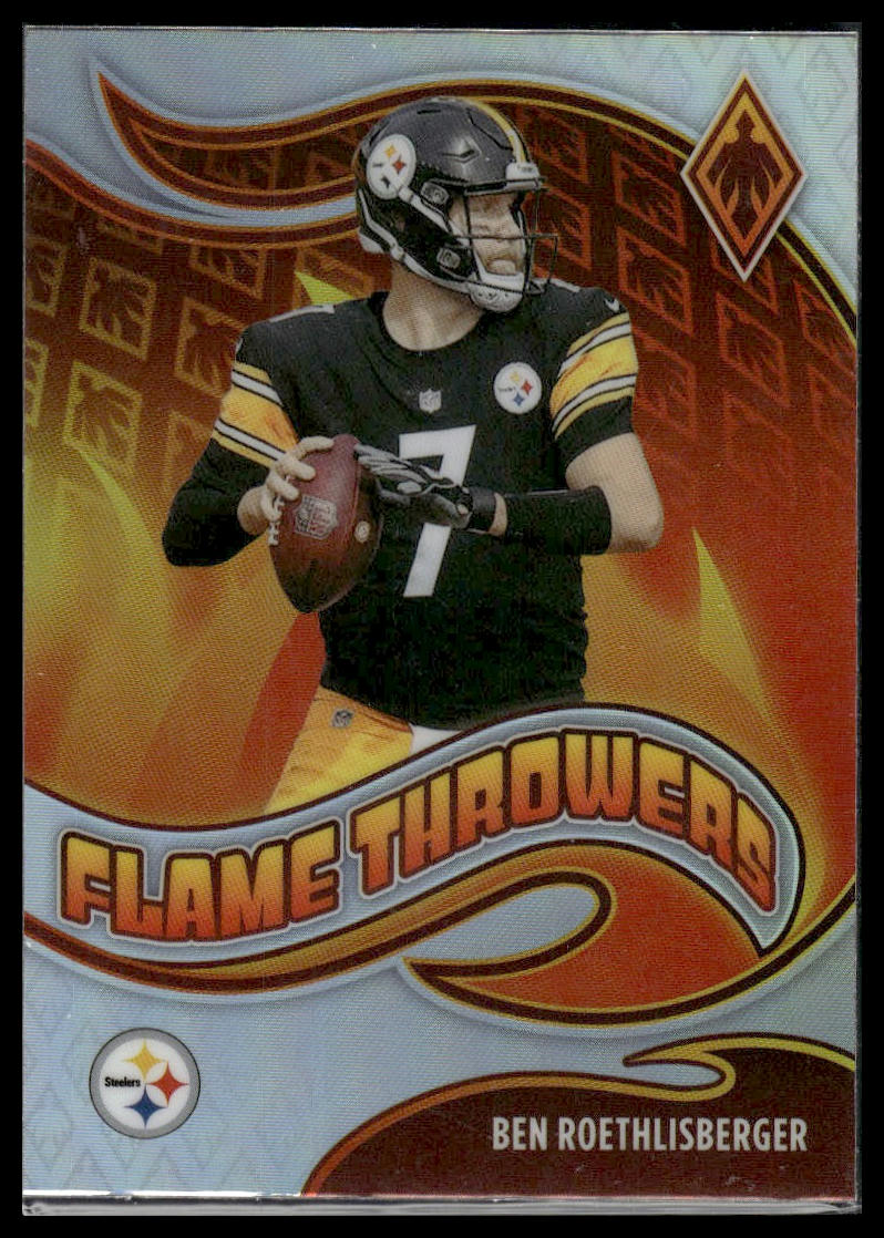 2021 Panini Phoenix #FT-7 Ben Roethlisberger Flame Throwers
