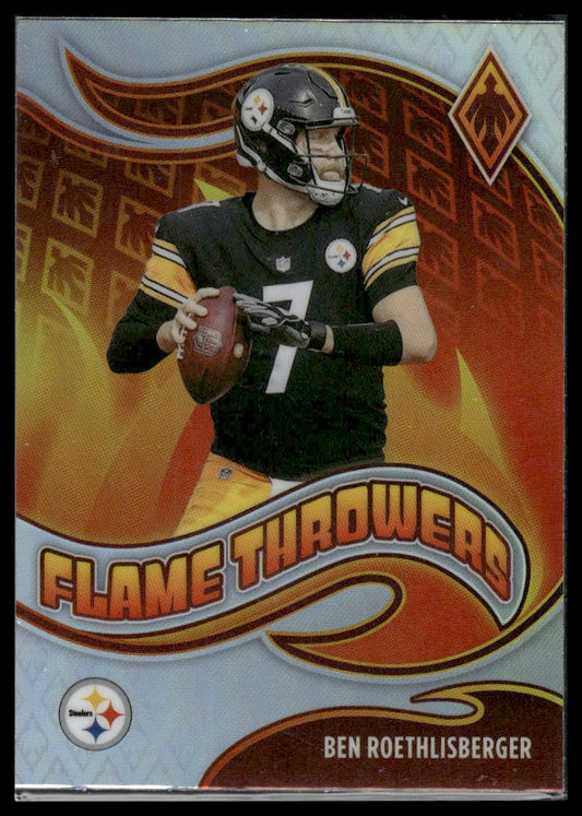 2021 Panini Phoenix #FT-7 Ben Roethlisberger Flame Throwers