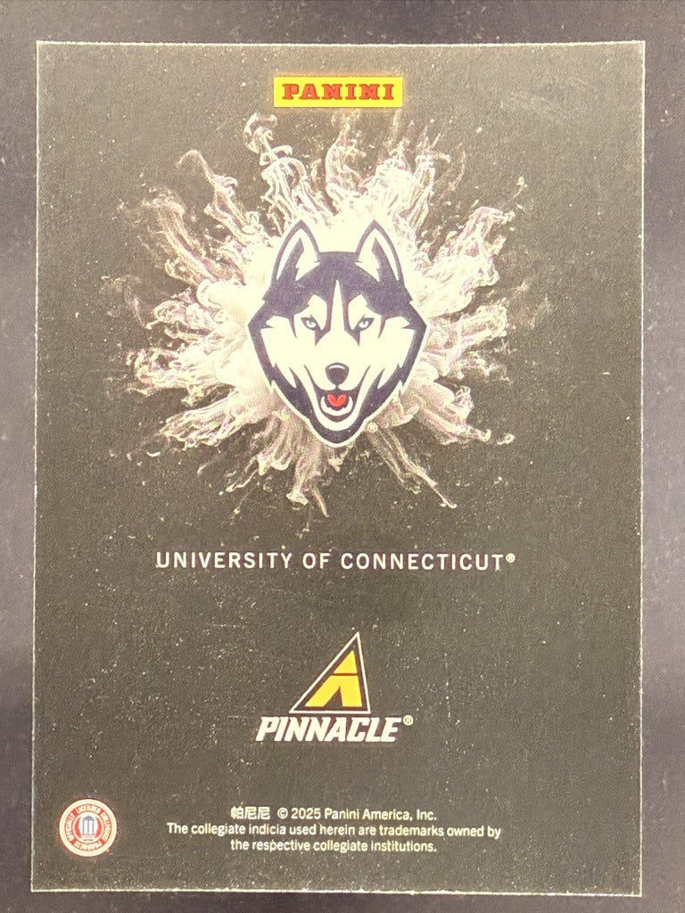2024-25 Panini Pinnacle UConn Husky School Mascot Logo HOLO SP