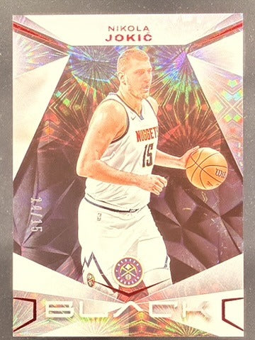 2023 Panini Black Nikola Jokic Amethyst #09/15 Nuggets